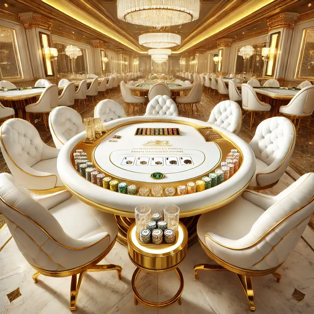 Texas Hold'em asztal